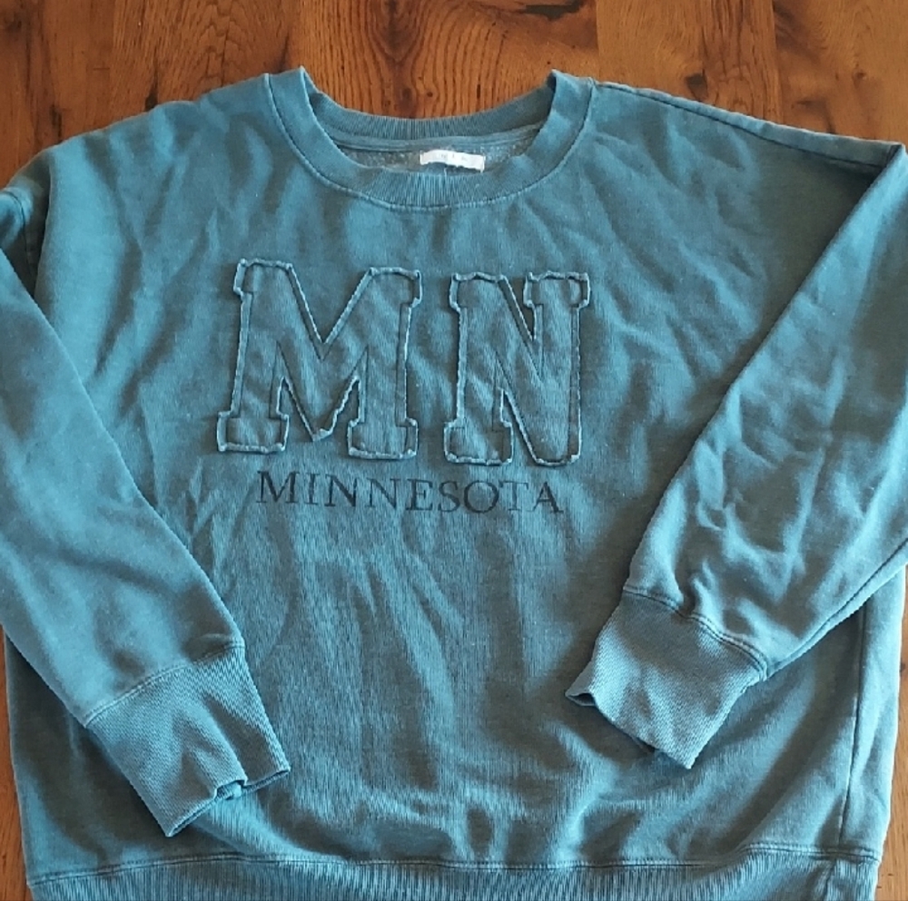Teal Minnesota Women's Sweater